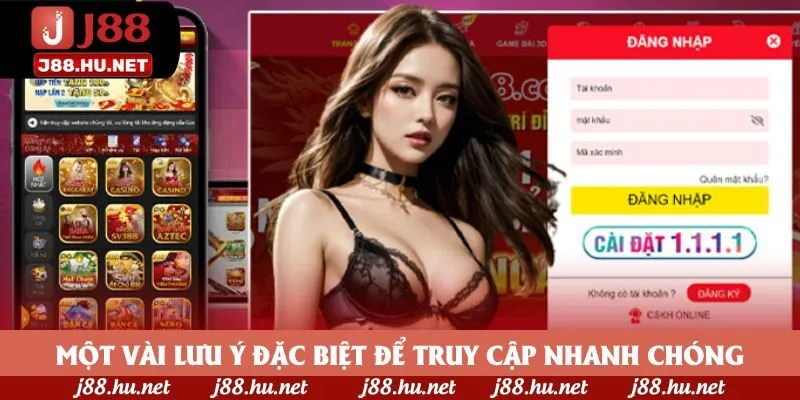 Một vài lưu ý đặc biệt để truy cập nhanh chóng Một vài lưu ý đặc biệt để truy cập nhanh chóng